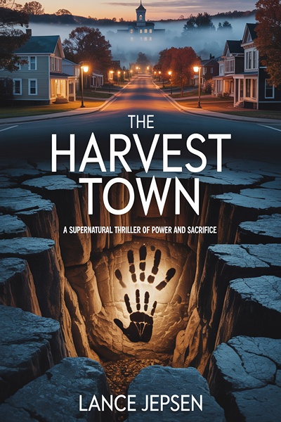 The Harvest Town book cover by Lance Jepsen